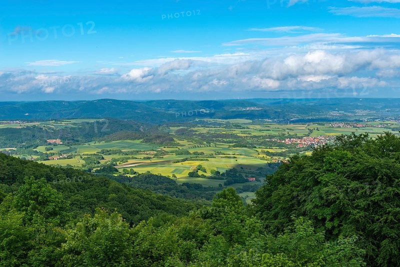 GEO nature park Park Frau Holle Land am Meissner, low mountain range, legendary figure, home of the fairy tale, district of Kassel, Fulda Werra Bergland, Germany