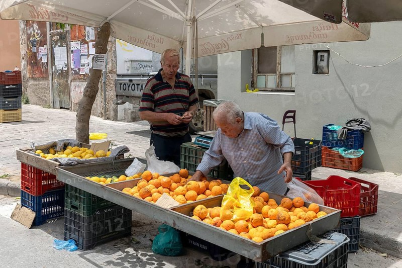 Saturday Farmers' Market, Chania, Crete, Greece, 23 May 2025 < english> Saturday Farmers' Market, Crete, Greece, May 23, 2025
