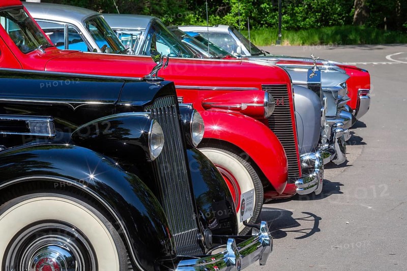 Grosse Pointe Shores, Michigan - A collection of classic cars was on display for the media preview of the annual Eyes on Design auto show