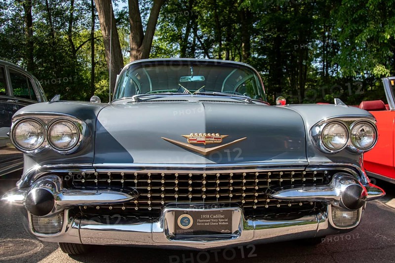 Grosse Pointe Shores, Michigan - The 1958 Cadillac Fleetwood Sixty Special was on display for the media preview of the annual Eyes on Design auto show