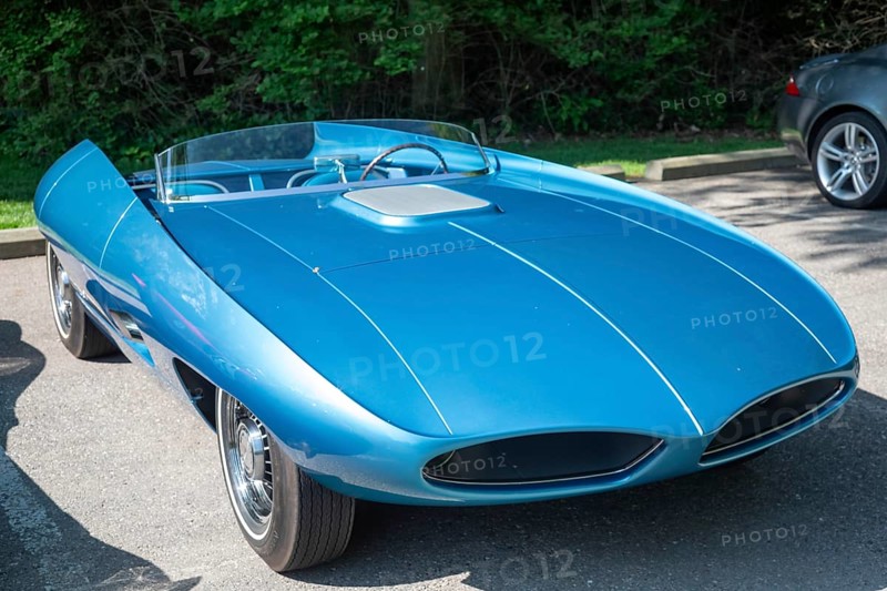 Grosse Pointe Shores, Michigan - The 1966 Pontiac Vivant concept car was on display for the media preview of the annual Eyes on Design auto show