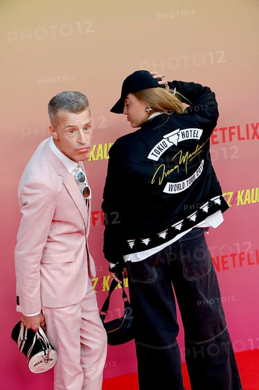 Benjamin von Stuckrad-Barre and company at the special screening of Kaulitz & Kaulitz S2 at the Delphi Filmpalast in Berlin on 12 June 2025