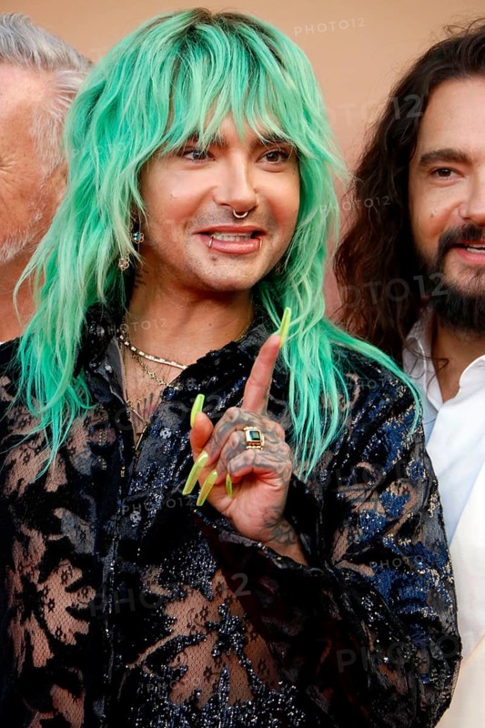 Bill Kaulitz at the special screening of Kaulitz & Kaulitz S2 at the Delphi Filmpalast in Berlin on 12 June 2025