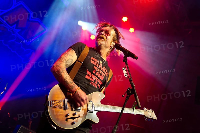 Jesse The Devil Hughes, singer of EAGLES OF DEATH METAL, live at Kesselhaus Berlin, on 10/06/2025