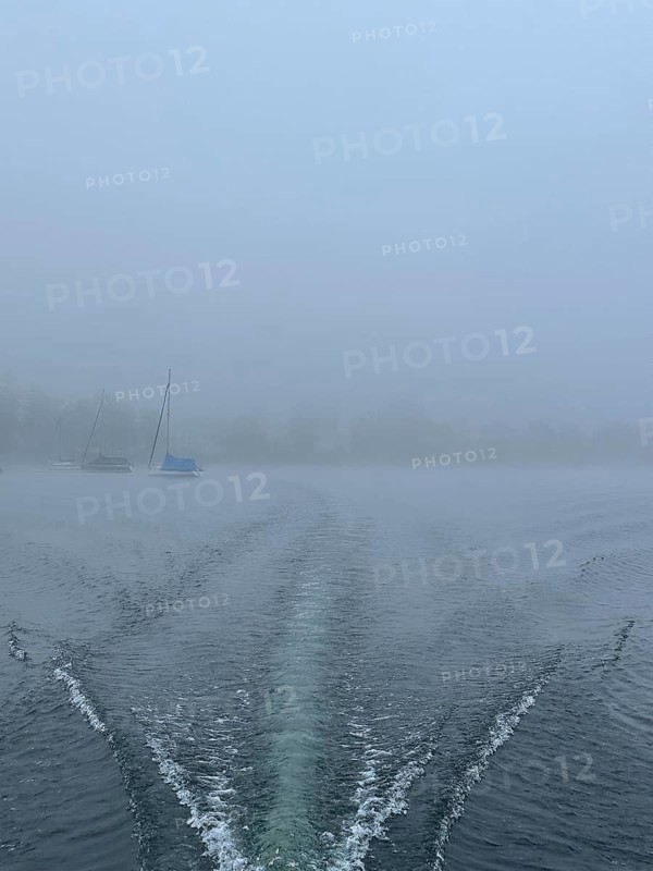 Fog on Lake Starnberg, Bavaria, Germany