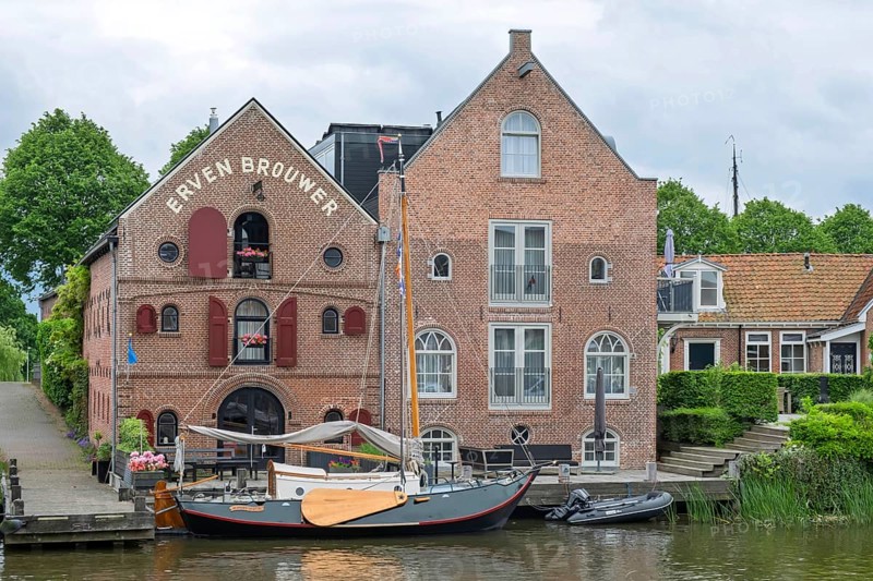 Warehouses of the former Erven Brouwer cigar factory, Dokkum, Friesland, Netherlands