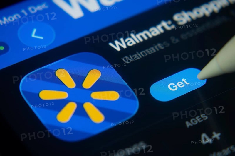 Dhaka, Bangladesh- 01 Dec 2025: A close-up of the Walmart app icon in the App Store on an iPad screen