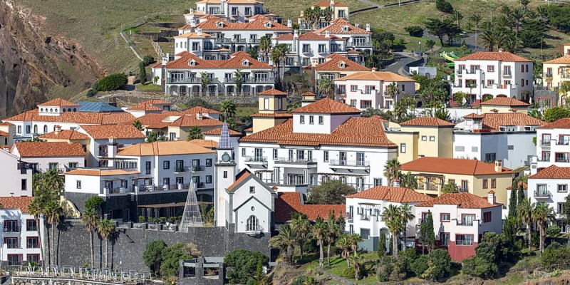 The exclusive holiday resort of Quinta do Lorde, in a unique, protected natural landscape near Ponta de São Lourenço, Madeira, Portugal