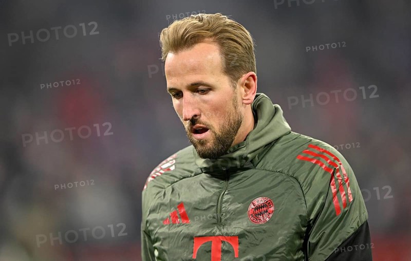 Warm-up Training Harry Kane FC Bayern Munich FCB (09) portrait Football UEFA Champions League, CL, Allianz Arena, Munich, Bayern, Germany