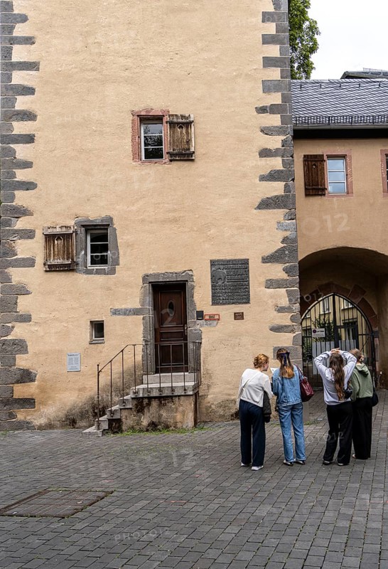 Cowherdenturm in the old town of Sachsenhausen, Frankfurt am Main, Hesse, Germany