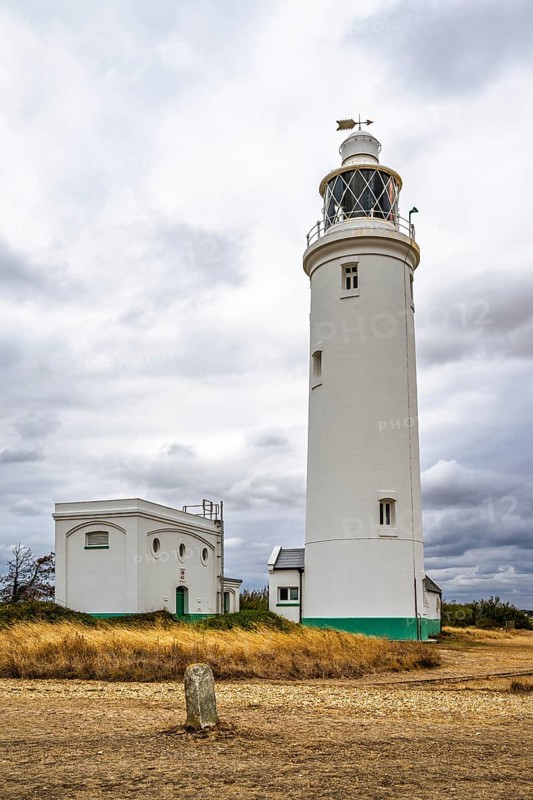 Hurst Point Lighthouse and Hurst Castle, Hurst Spit, Milford on Sea, Lymington, Hampshire, UK