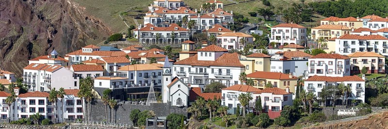 The exclusive holiday resort of Quinta do Lorde, in a unique, protected natural landscape near Ponta de São Lourenço, Madeira, Portugal