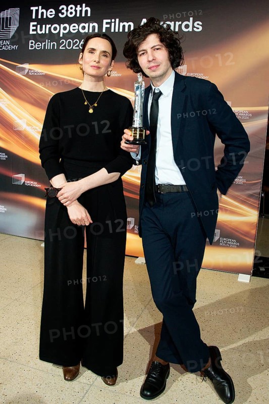 Sophie Mas and Ugo Bienvenu, EUROPEAN FILM AWARDS Berlin 2026, Photo Call at the House of World Cultures, Berlin, 17.01.2026