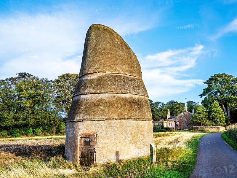 Preston Mill and Phantassie Doocot, River Tyne, East Lothian, Scotland, UK