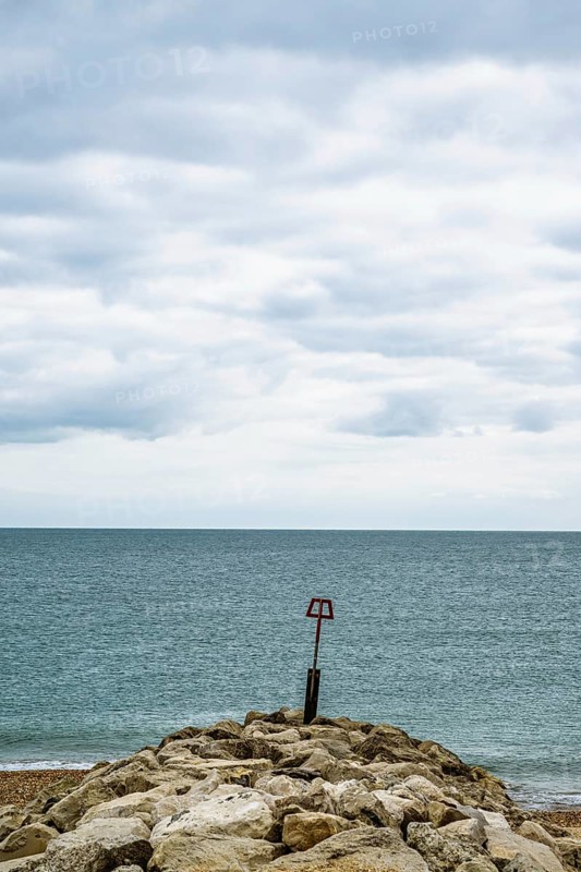 Hengistbury Head, Christchurch Head, English Channel, Dorset, England, United Kingdom