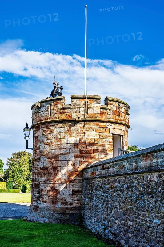 Dirleton Castle & Gardens, Dirleton, East Lothian, Scotland, UK