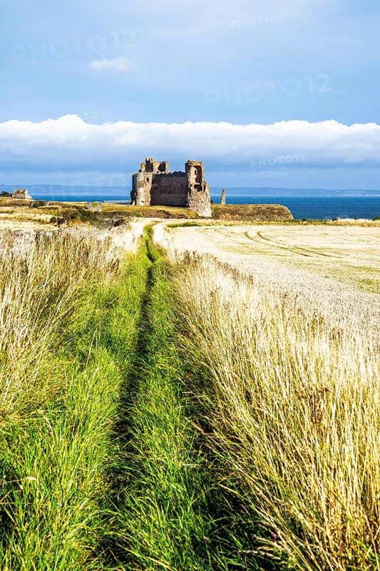 Ruins of Tantallon Castle, North Berwick, East Lothian, Scotland, UK