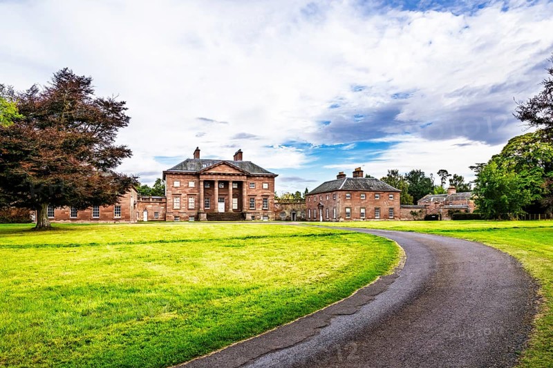 Paxton House, River Tweed, Paxton, Berwick-upon-Tweed, Berwickshire, Scotland, UK