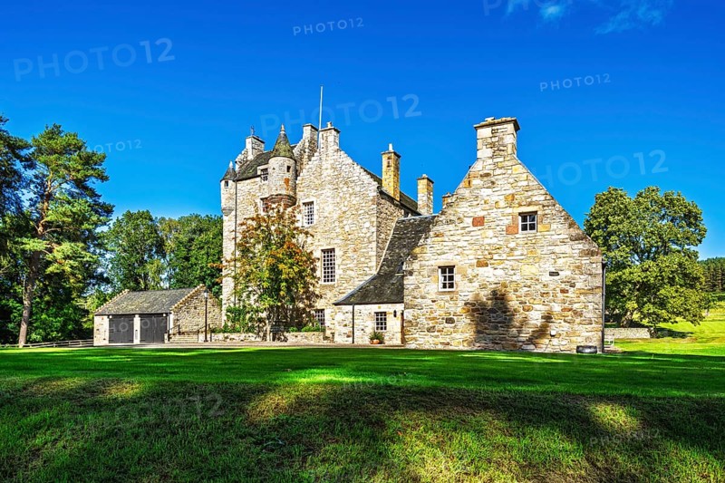 Ferniehirst Castle, Oxnam, Jedburgh, Scottish Borders, Roxburghshire, Scotland, UK