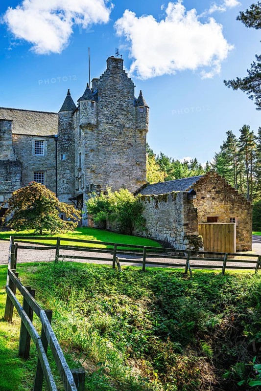 Ferniehirst Castle, Oxnam, Jedburgh, Scottish Borders, Roxburghshire, Scotland, UK