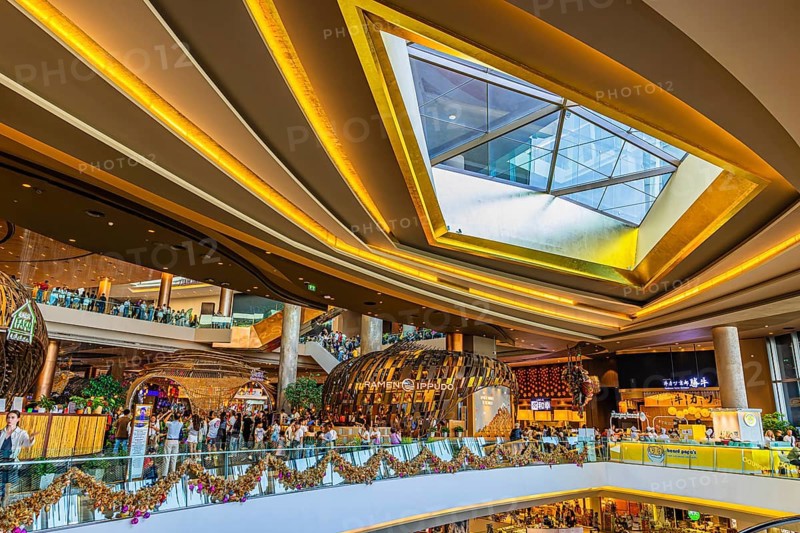 Skylight and top floor in Iconsiam shopping center, Bangkok, Thailand's metropolis, Thailand
