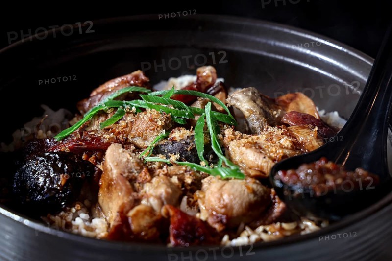 Asian dish in a bowl at the Penang restaurant in Wellington, Wellington, New Zealand