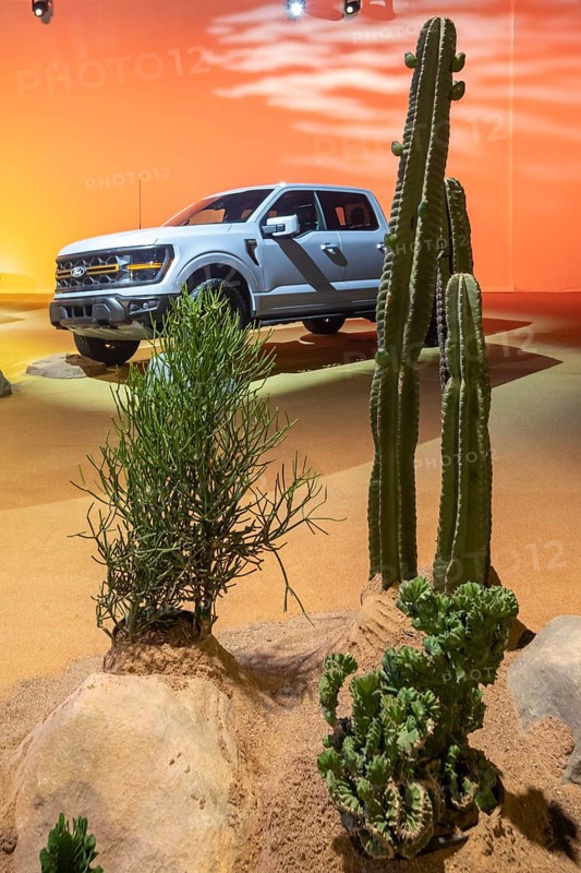 Detroit, Michigan USA - 13 January 2026 - Ford showed its off-road vehicles at the Detroit Auto Show