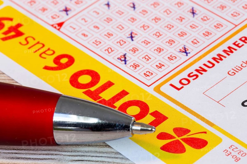 Lotto 6aus49: Close-up of a ticket