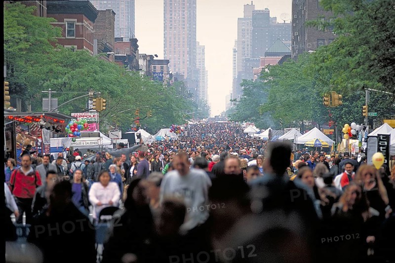 Italian-American street festival on 5th Avenue, New York City, USA