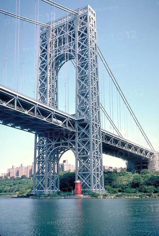 Washington Bridge across the Hudson River, New York City. USA