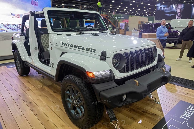 Detroit, Michigan USA - 14 January 2026 - The 2026 Jeep Wrangler, 85th anniversary edition, on display at the Detroit Auto Show