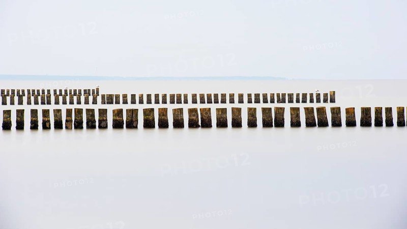 Grooves in the Baltic Sea near Zingst, Fischland-Darss-Zingst, Zingst, Mecklenburg-Western Pomerania, Germany