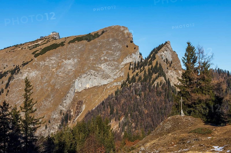 Sankt Wolfgang, Vormaueralm with Schafberg, Osterhorn Group, Salzkammergut, Upper Austria, Austria