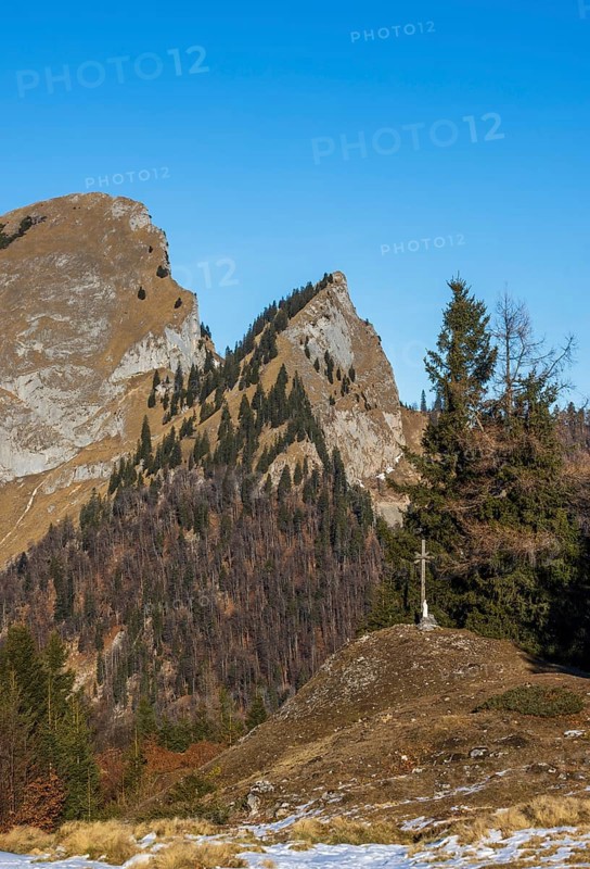 Sankt Wolfgang, Vormaueralm with Schafberg, Osterhorn Group, Salzkammergut, Upper Austria, Austria