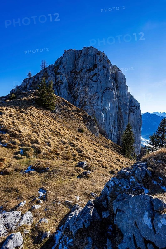 Sankt Wolfgang, Vormaueralm with Vormauerstein, Osterhorn Group, Salzkammergut, Upper Austria, Austria