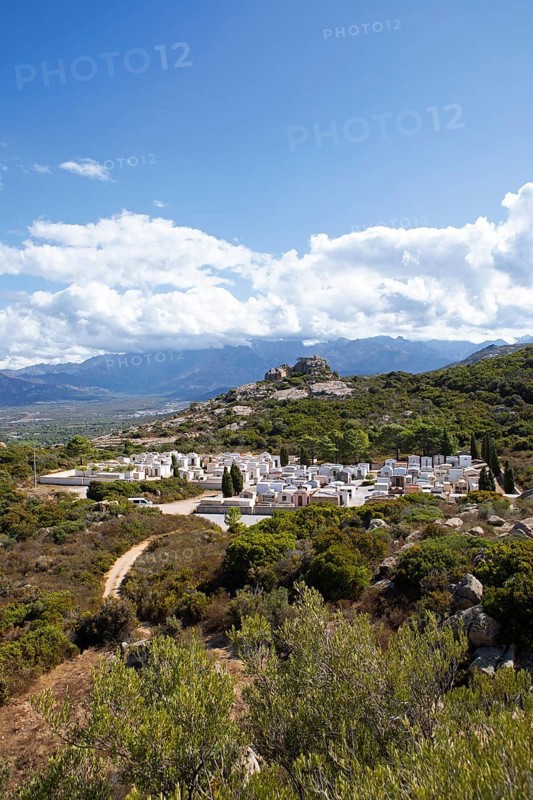 Calvi Cemetery, Haute Corse Department, Corsica, France
