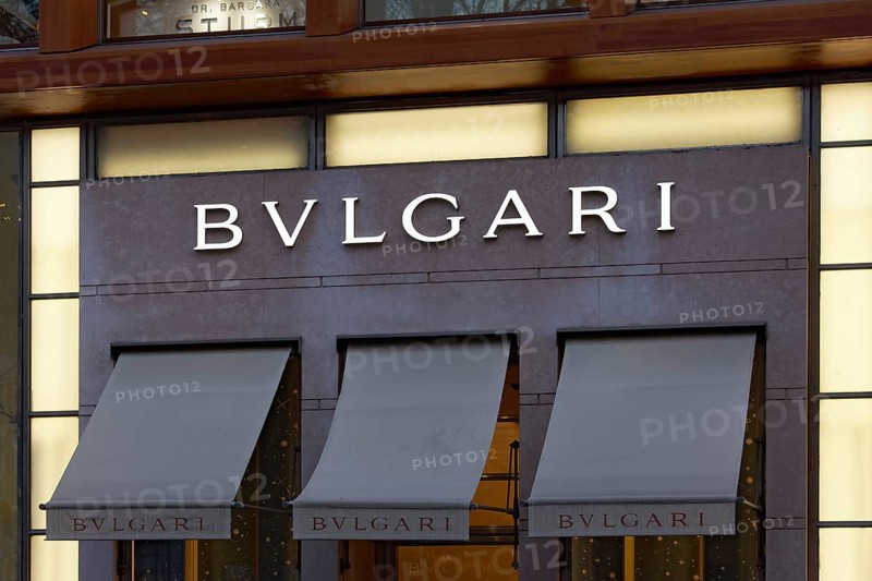 Store of the Italian luxury brand Bulgari auf der Kö, Düsseldorf, North Rhine-Westphalia, Germany