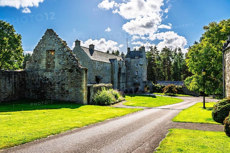 Ferniehirst Castle, Oxnam, Jedburgh, Scottish Borders, Roxburghshire, Scotland, UK