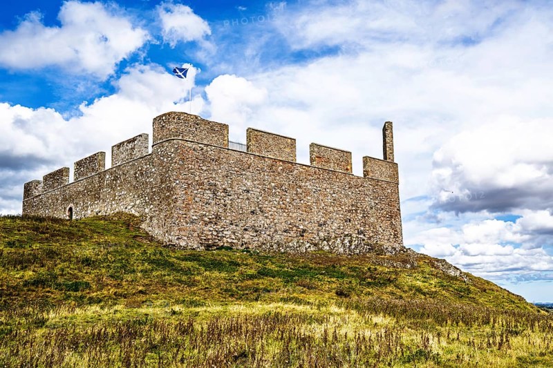 Hume Castle, Greenlaw, Scottish Borders, Scotland, UK