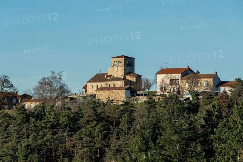Natural regional park of Livradois Forez. Sainte Hilaire village. Haute Loire. Auvergne Rhone Alpes. France