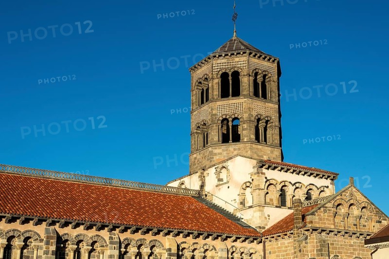 Issoire. Roman Saint Austremoine Church. Puy de Dome. Auvergne. France. Europe