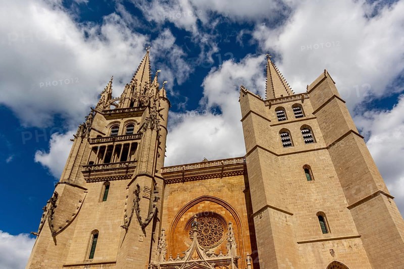 Cathedral Notre-Dame-et-Saint-Privat of Mende, Lozere department, Occitanie, France