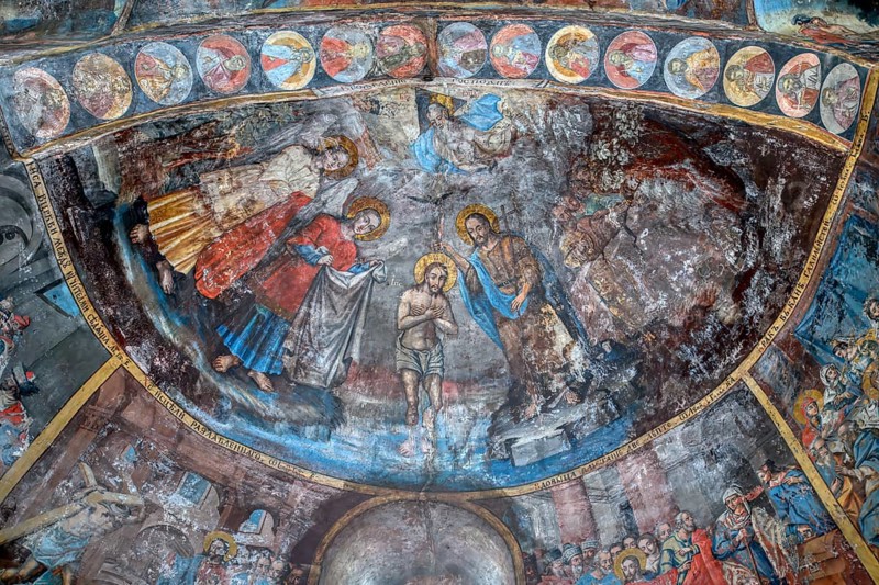 Krusedol Monastery, Frescoes and mural paintings, Vojvodina Province, Serbia