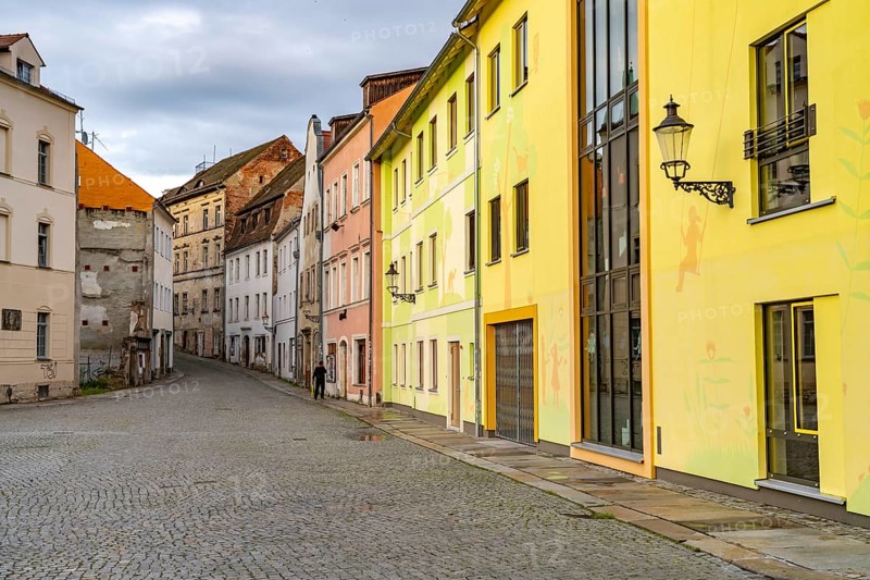 The old town of Zittau, Upper Lusatia, Saxony, Germany