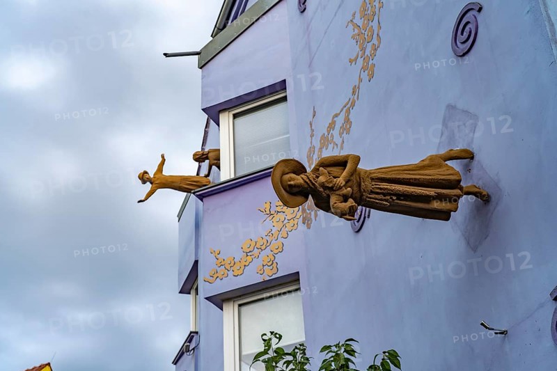 The artists' quarter Mandauer Glanz in Zittau, Upper Lusatia, Saxony, Germany