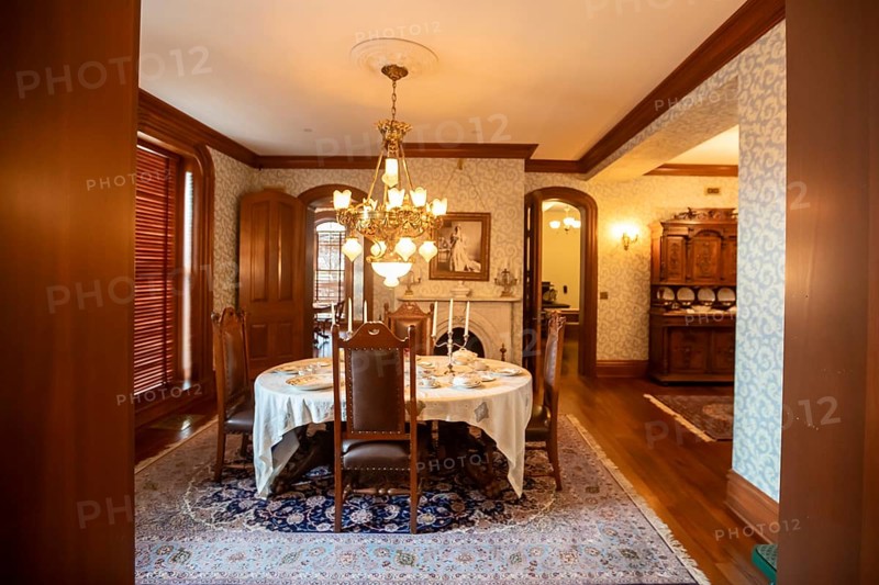 Canton, Ohio - The Ida Saxton McKinley House at the First Ladies National Historic Site. First Lady Ida McKinley and her husband William McKinley lived her for many years