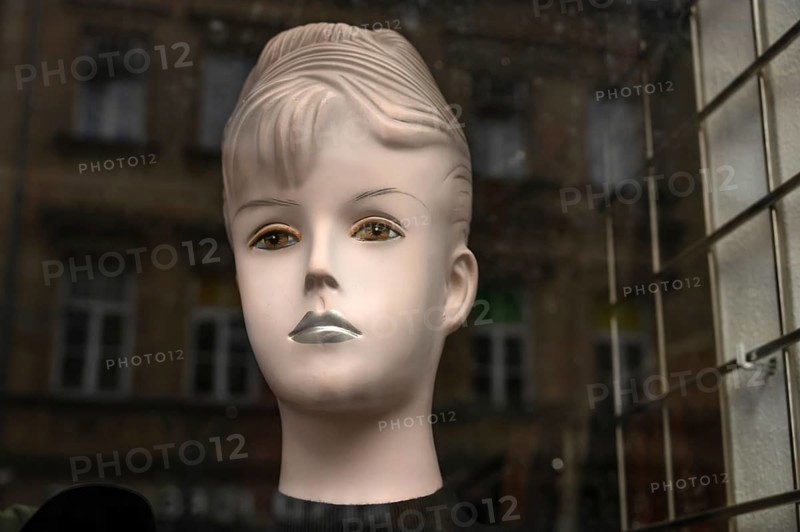 Head of a vintage mannequin from the 1950s, Bavaria, Germany