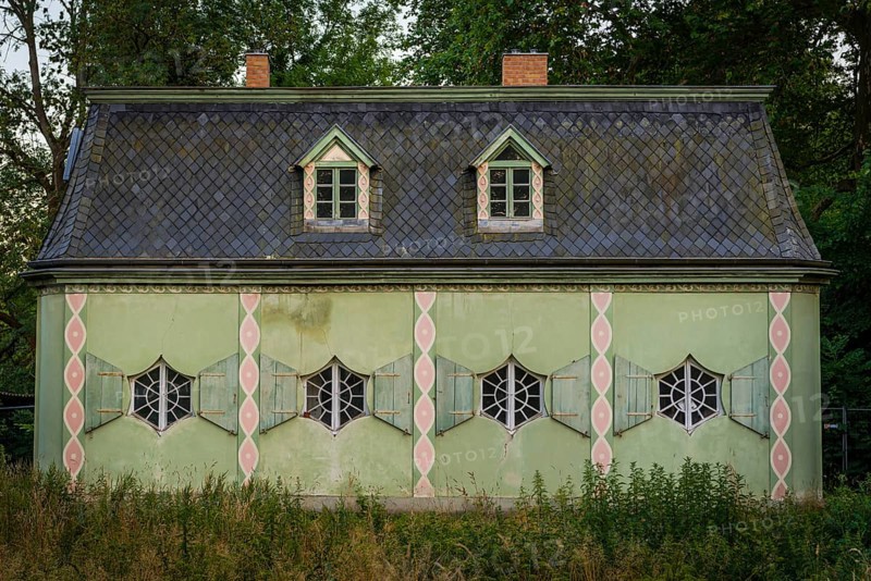 Facade of Chinese Cuisine, Sanssouci Park, Potsdam