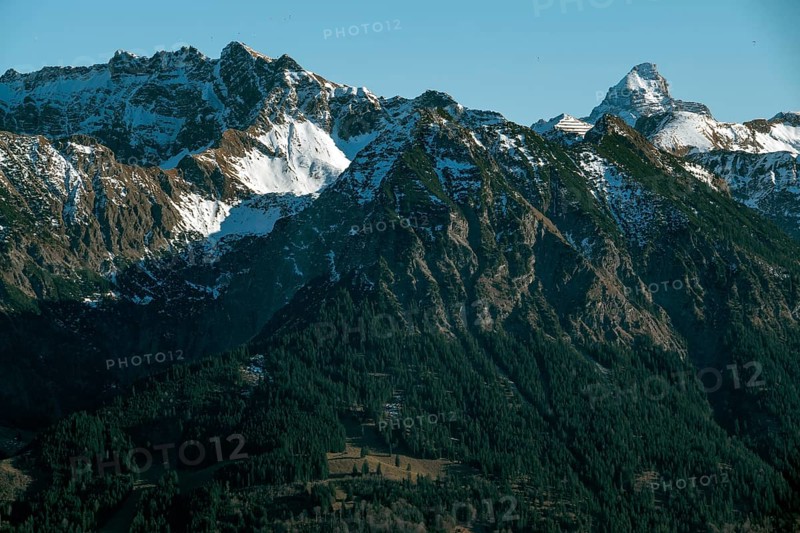 View from the high-altitude hiking trail from Bolsterlanger Horn to Riedberger Horn, back mountains of the Allgäu Alps with Nebelhorn and Rubihorn, Bolsterlang, Oberstdorf, Oberallgäu, Allgäu, Bavaria, Germany