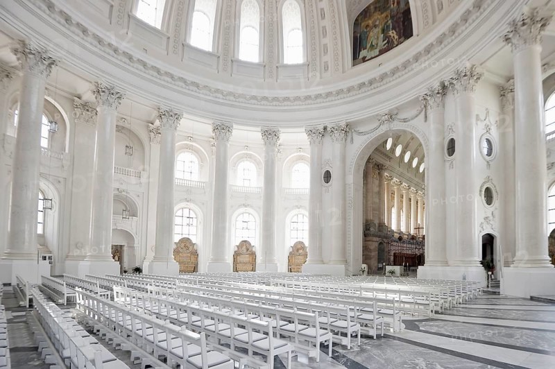 Interior view, St Blasien Cathedral, St. Blasien, Black Forest, Southern Black Forest, Baden-Württemberg, Germany